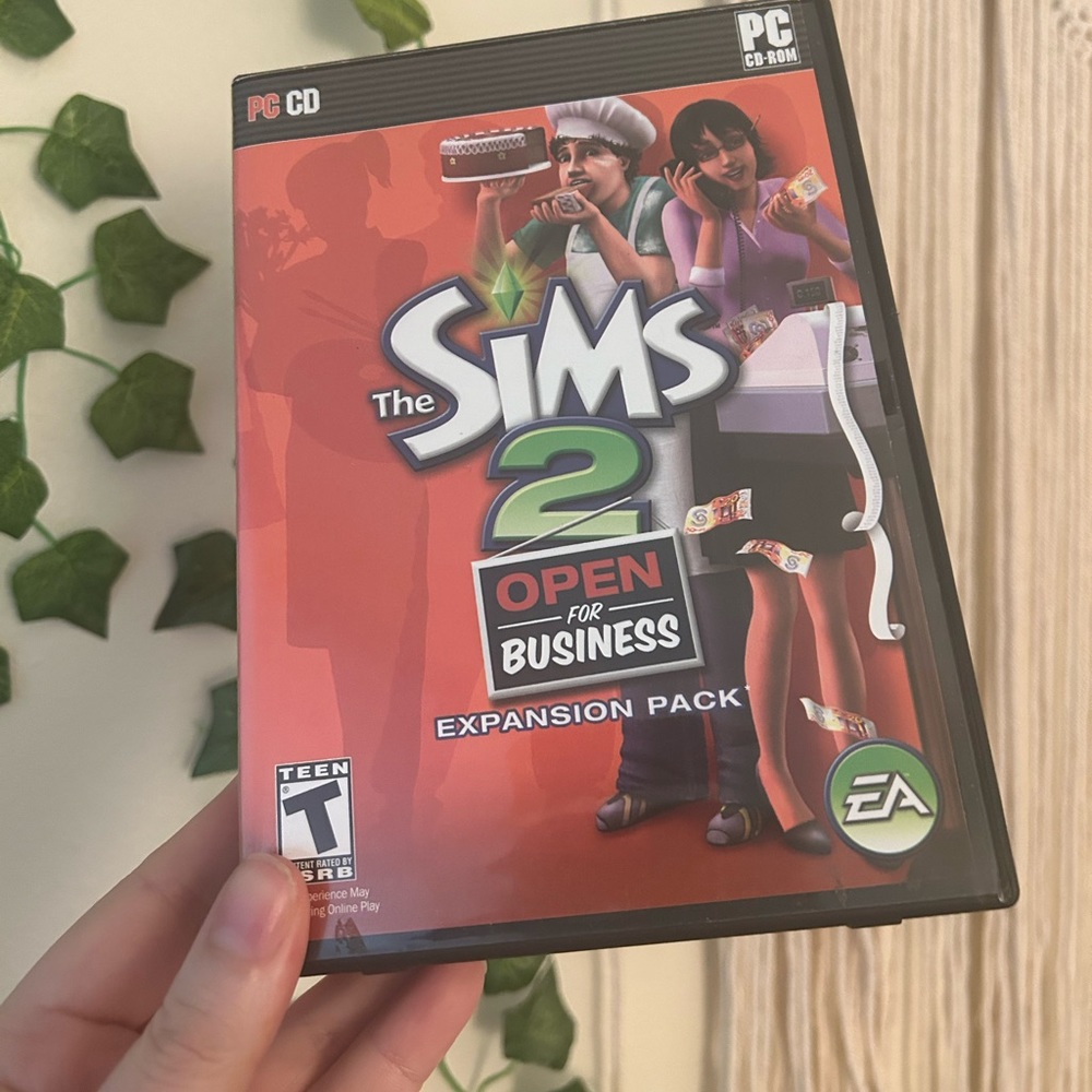 The Sims 2 Open For Business (PC, Used, Very Good Condition!)
